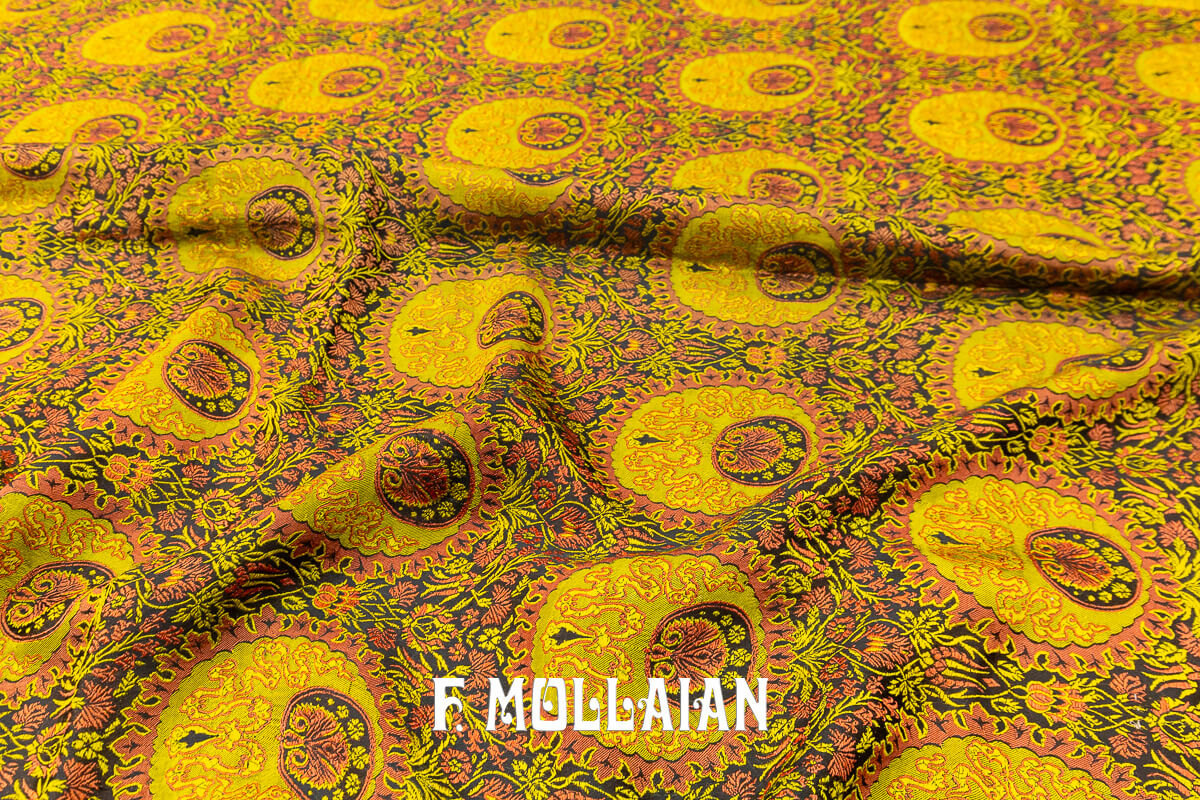 Textile Indien Antique Couleur Or n°:694683
